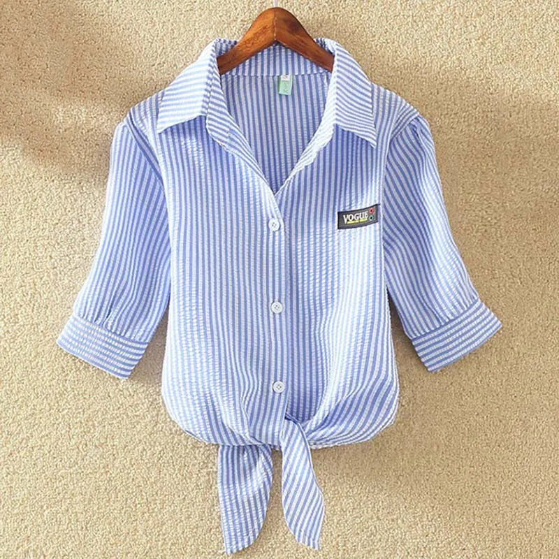 100% Cotton Blouse Holiday Loose Short Sleeve New